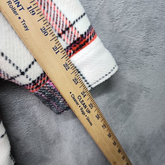 Universal Thread Shacket Women’s XL Oversized Flannel Shirt Jacket Heavyweight - Picture 12 of 14